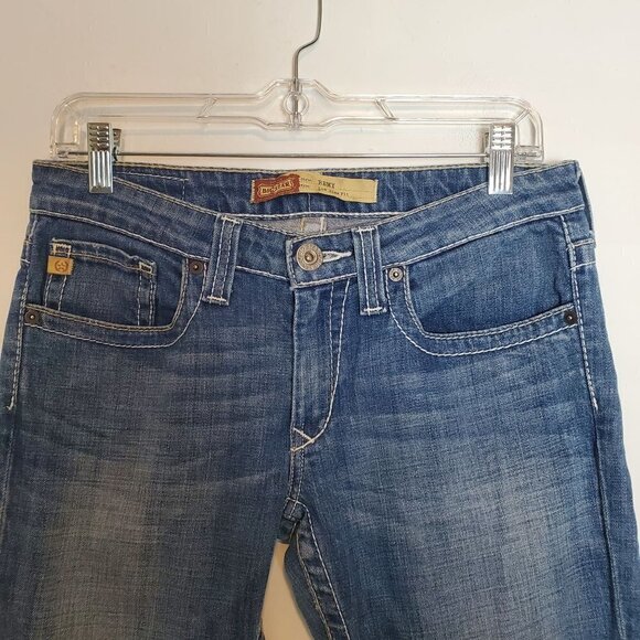 Big Star 28 Remy Bootcut Jeans lowrise Cotton Blend‎ Midrise - Picture 11 of 11